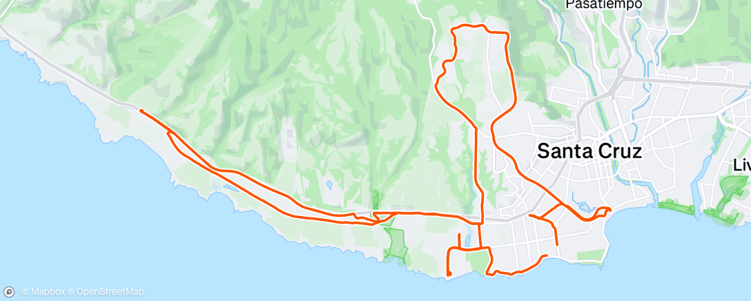 Карта физической активности (Santa Cruz!!)