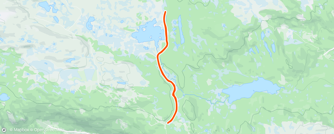 Map of the activity, Minisøndagstur