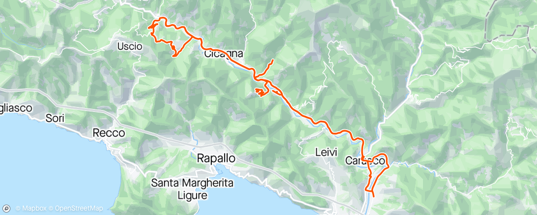 Map of the activity, 11/06/2024 Coreglia Ligure, Liguria, Italy