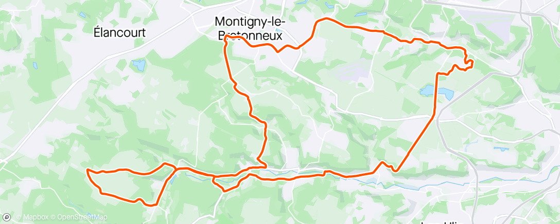 Mappa dell'attività [Route] Vallée de Chevreuse avec le PDD CC