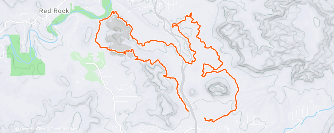 Map of the activity, Sedona Long Rolling Trail Run at AeT/SS