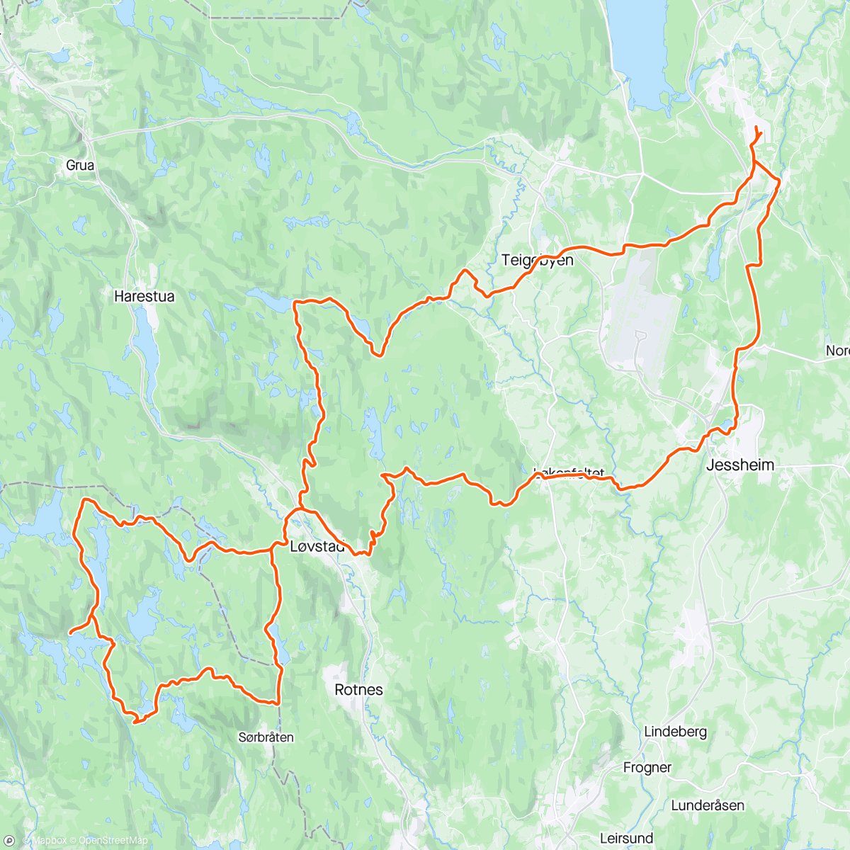 Mapa de la actividad, Kikuttur med Thunæs’n