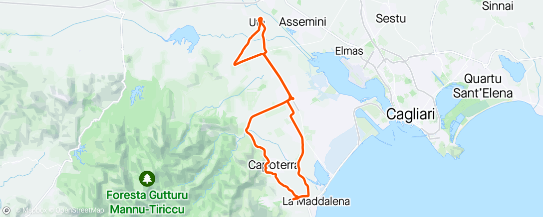 Map of the activity, Scarichino