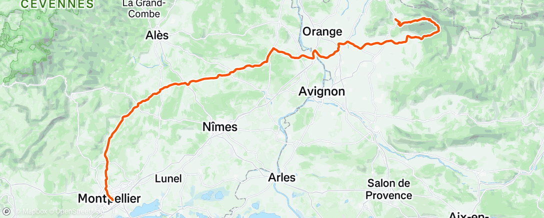 Map of the activity, TDF S16