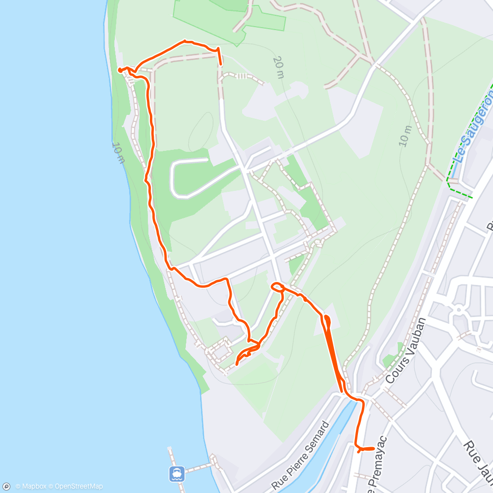 Map of the activity