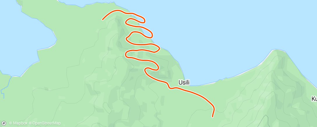 Map of the activity, Zwift - Aerobic variation in Watopia