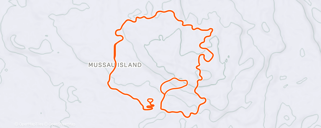 Map of the activity, Endurance