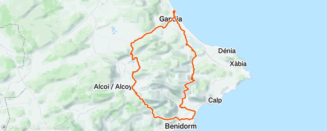 Map of the activity, TC Gandia day 8 👋