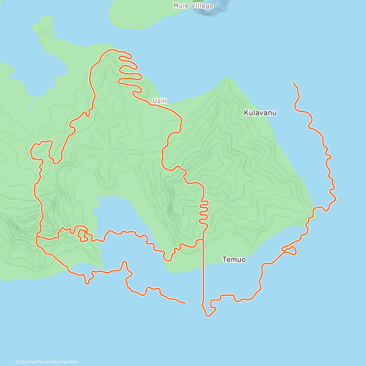 Map of the activity, Zwift - Glyph Heights in Watopia