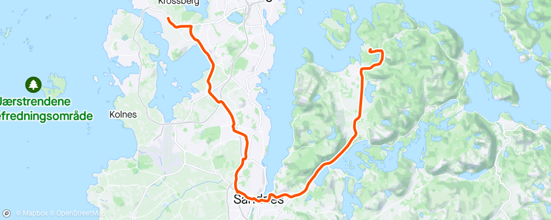 Map of the activity, Vårslepp
