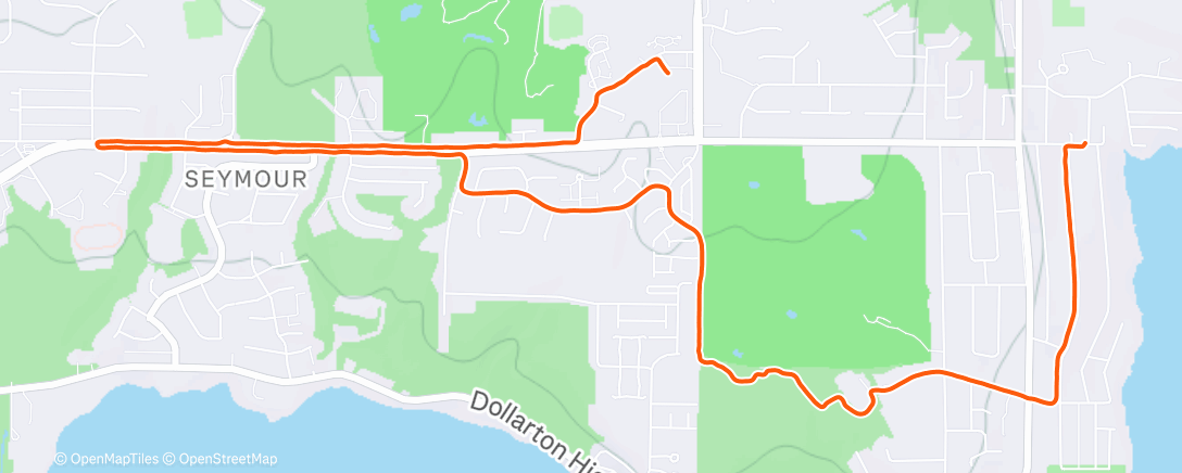 Карта физической активности (Morning Run)