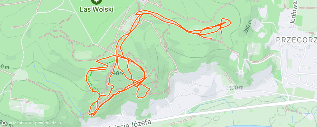 Map of the activity, Evening E-Mountain Bike Ride