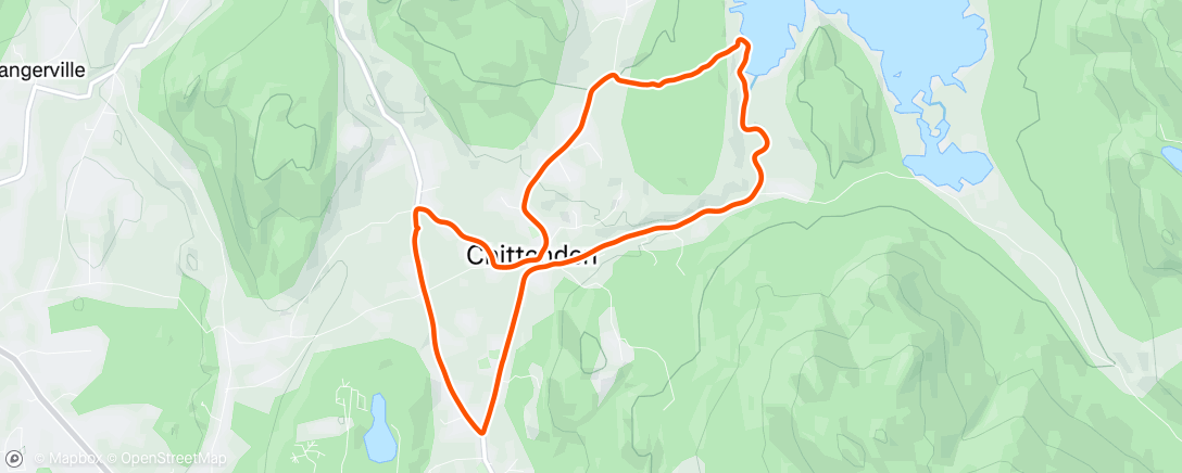 Map of the activity, Afternoon Ride