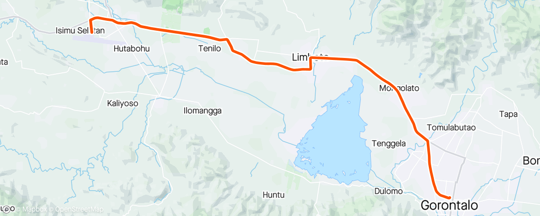 Map of the activity, Isimu