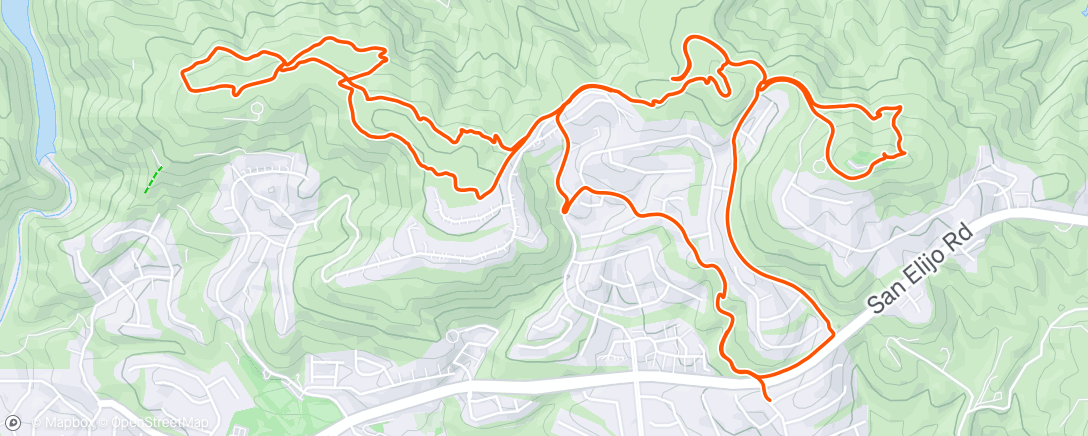 Map of the activity, Afternoon Ride