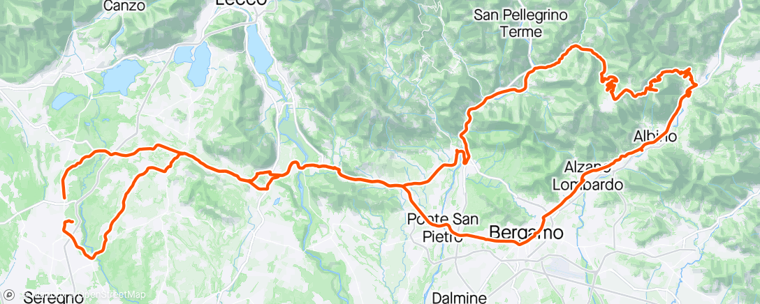 Map of the activity, Passo ganda