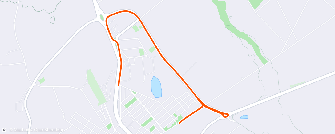 Map of the activity, 5k intervalado