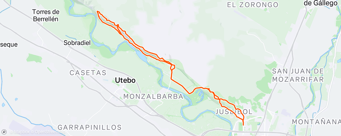 Map of the activity, XC