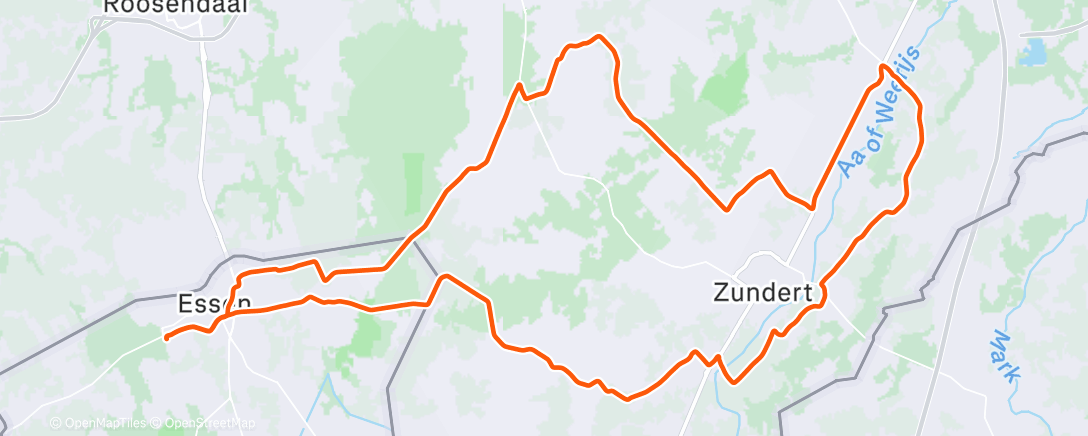 Map of the activity, Mist is ook nat 🌁
