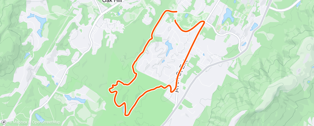 Map of the activity, Morning Ride