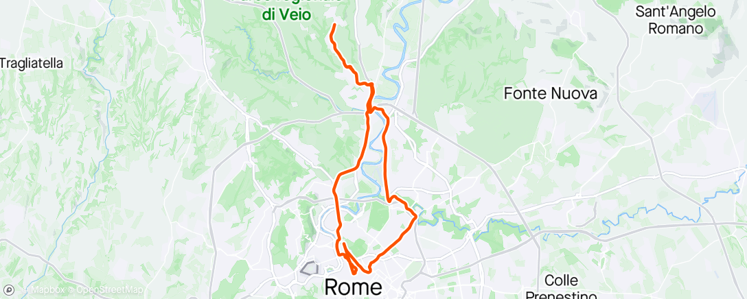Mapa da atividade, Pioggia scampata 😅 Roma con Fabrizio 😎😘