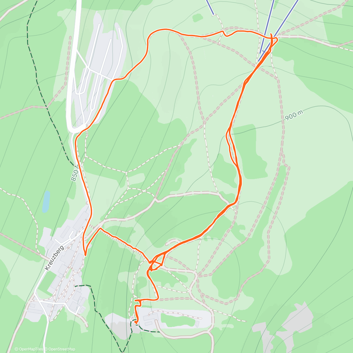 Карта физической активности (Wanderung am Morgen)