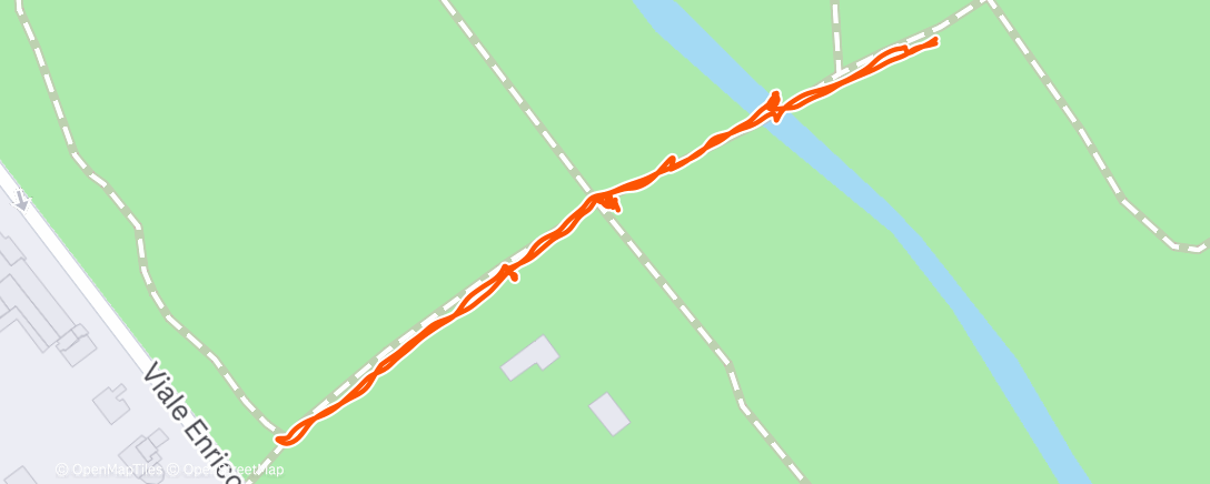 Map of the activity, Stroller walk with the pup