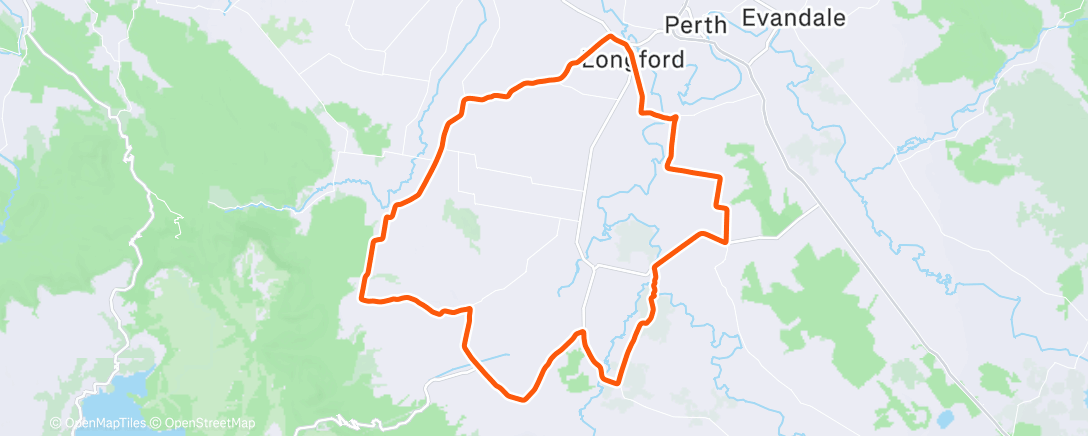 Karte der Aktivität „Morning Ride”