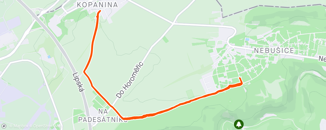 Map of the activity, Intervaller med Kristin: 6 x 1500 meter. P: 60 sek rolig jogg.