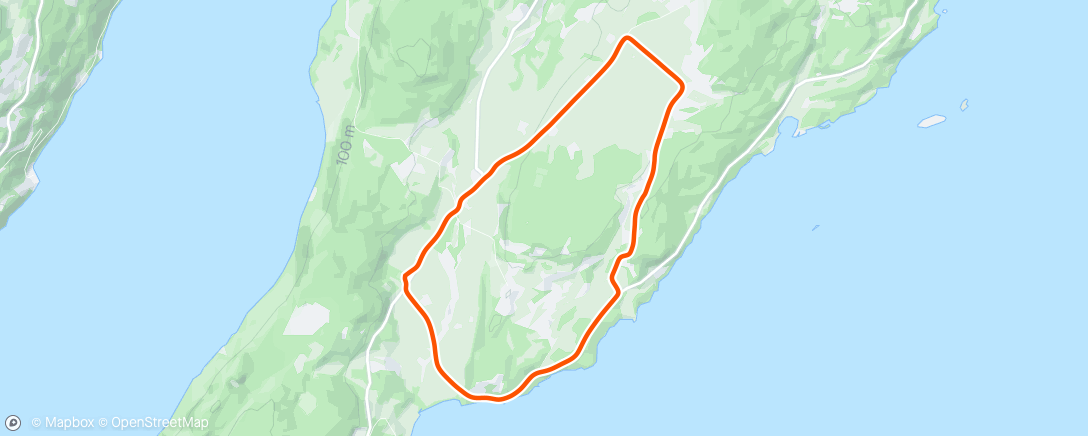 「Fin liten runde på Ytterøya」活動的地圖
