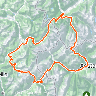 Tour du Mont Blanc vélo Strava | 327.3 km Cycling Route on Strava