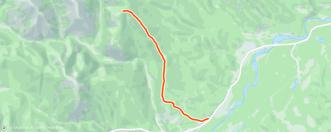 Mapa de la actividad, Morning Trail Run - Moose Mountain #momorogo
