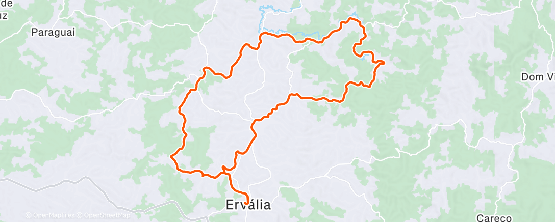 Map of the activity, Último pedal do ano 2025