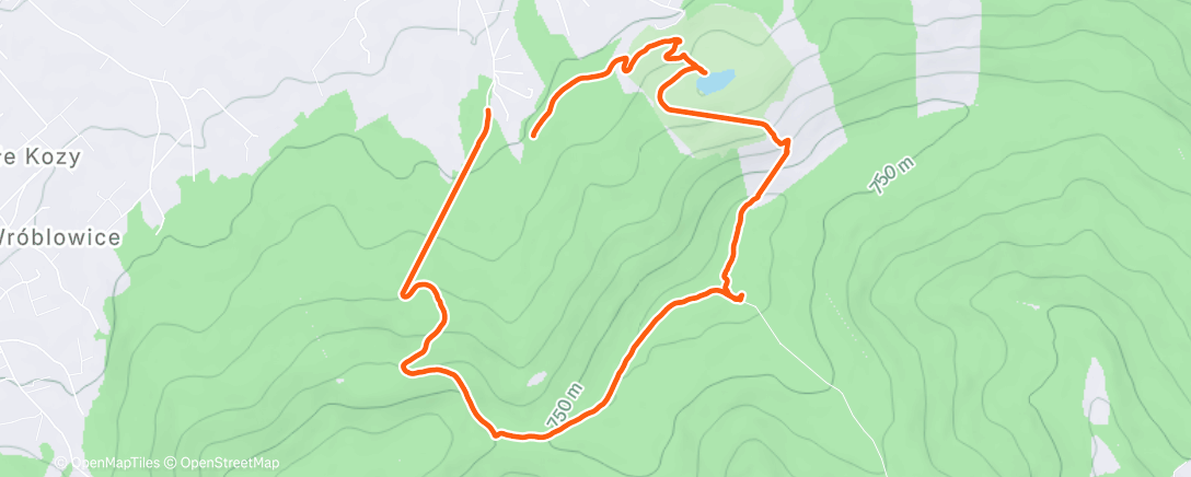 Mapa de la actividad (Lunch Hike)