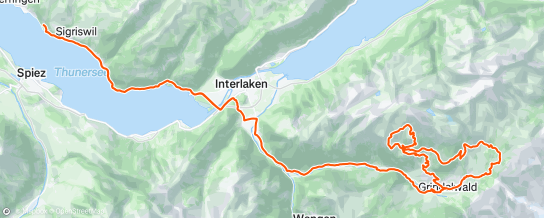 Map of the activity, Morning Ride