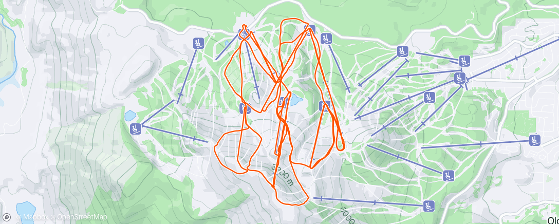 「Morning Alpine Ski」活動的地圖