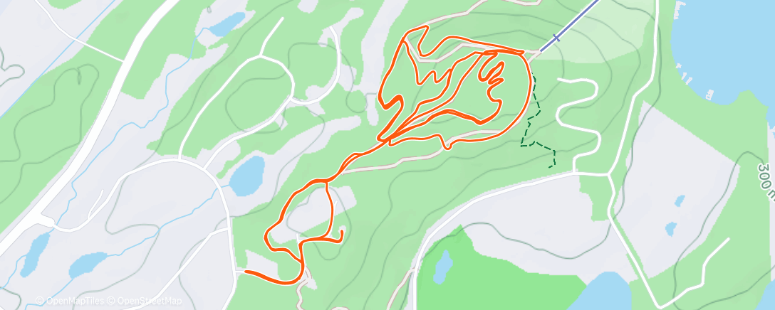 Map of the activity, Afternoon Ride