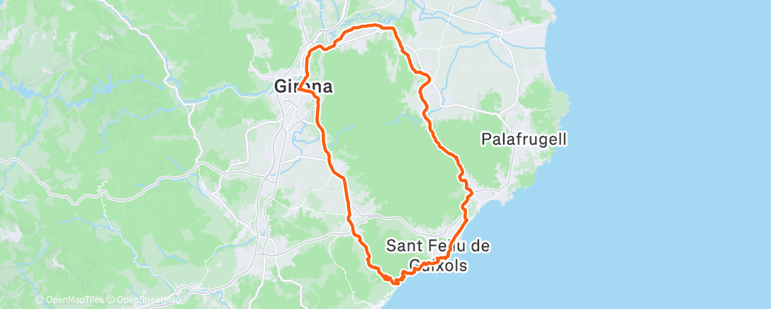 Map of the activity, Vastus Intermedius Endurance