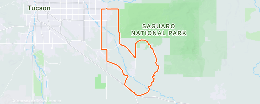 Карта физической активности (Lunch Ride)