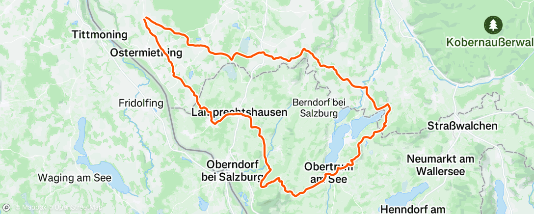 Map of the activity, Fahrt am Nachmittag