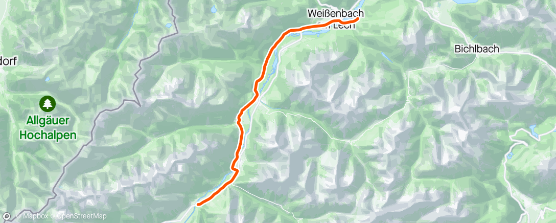 Map of the activity, Car to service