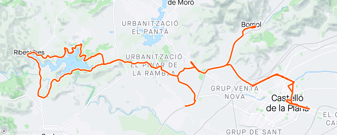 アクティビティ「Pantano X2」の地図