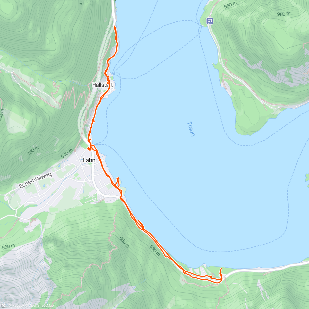 Mapa de la actividad (Hallstatt)
