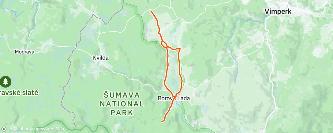 Mappa dell'attività Plane - Borovka