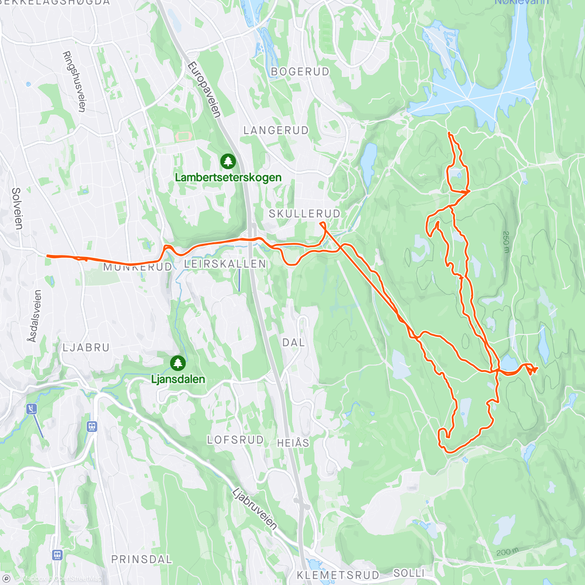 活动地图，Skugen