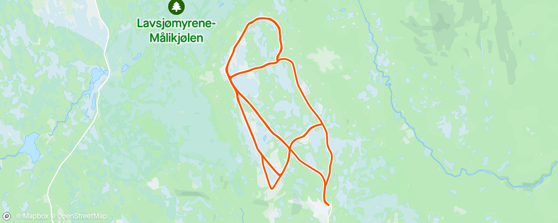 Kaart van de activiteit “Skøyteski”
