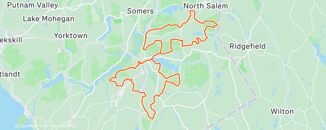 Map of the activity, Morning Ride