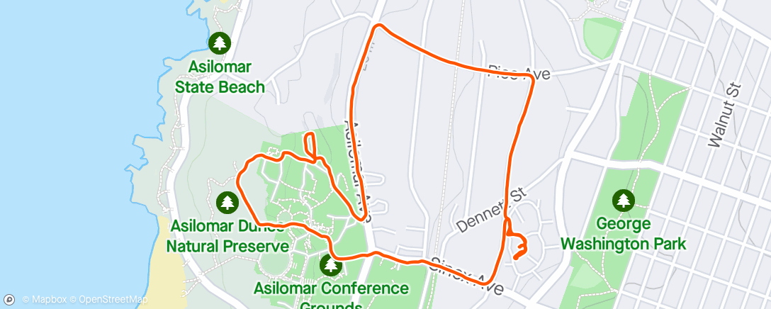 Mapa da atividade, Lunch Walk