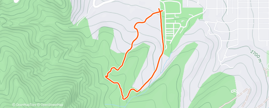 Карта физической активности (Chautauqua Loop)