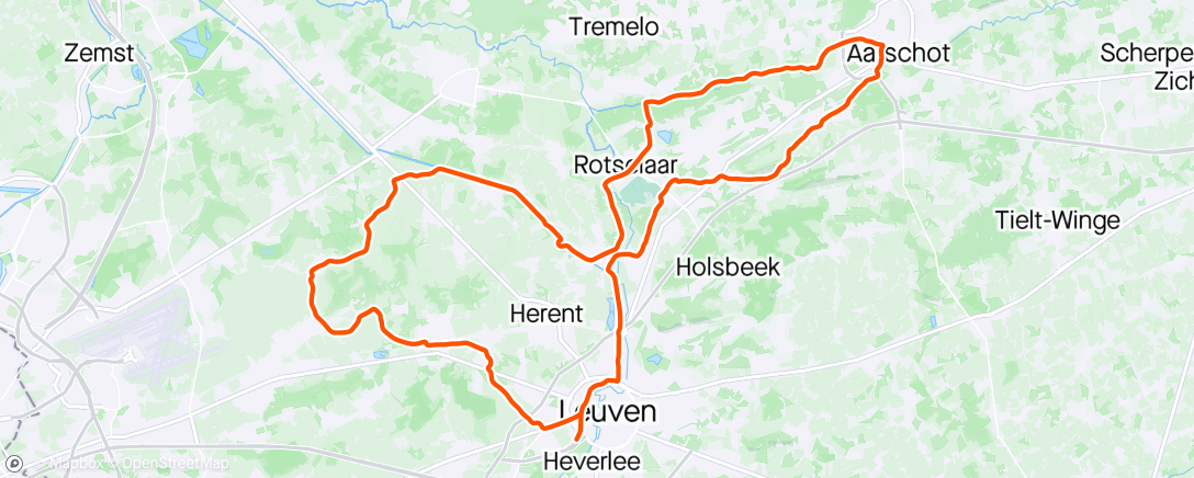 Map of the activity, Afternoon Ride 🌬️🌞